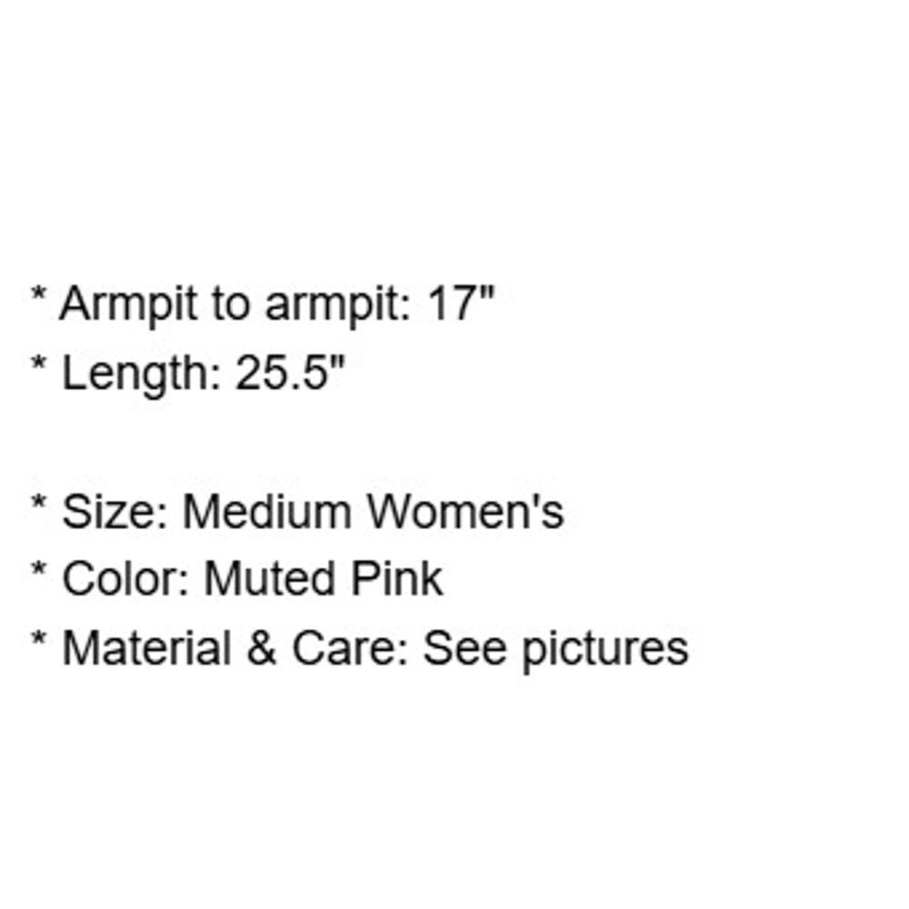 Loft Top Womens Medium Pale Pink Blouse Rhinestones Stretch Knit T-shirt Coastal - Picture 4 of 12